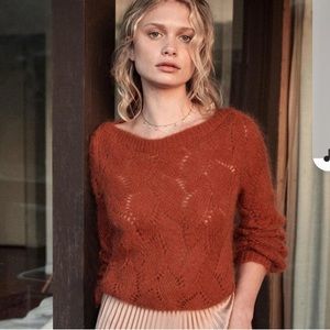 Sézane Avril Swear Cinnamon Size S